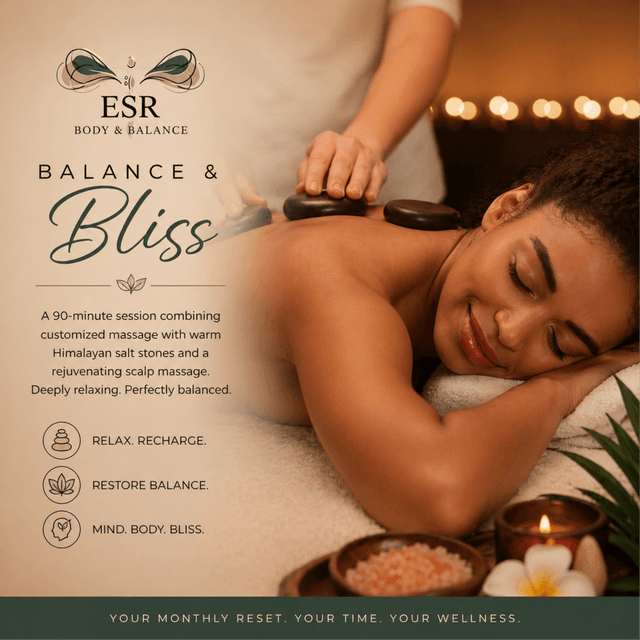 Balance & Bliss at ESR Body & Balance in Smyrna, GA
