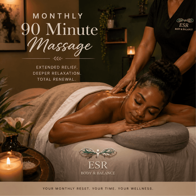 Monthly 90 Minute Massage at ESR Body & Balance in Smyrna, GA
